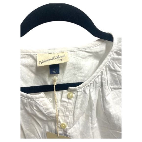 NEW Universal Thread White Peasant Blouse - Picture 4 of 6